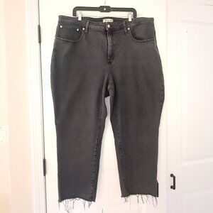 Madewell Women's Straight Leg Jeans - Black